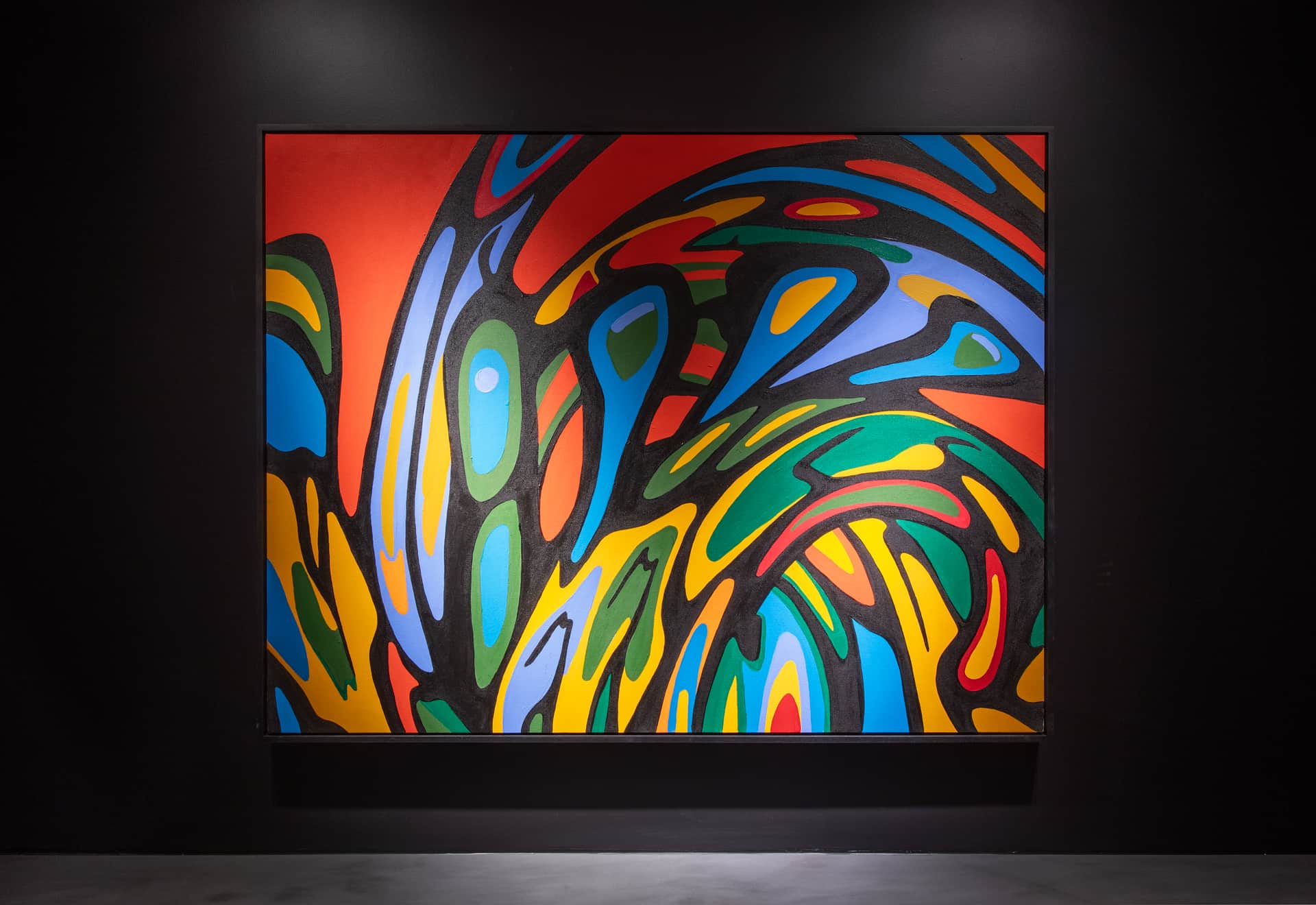 Woodland Boogie Woogie 2 by Native Art Department International at Canada Goose, Phipps Plaza, Atlanta